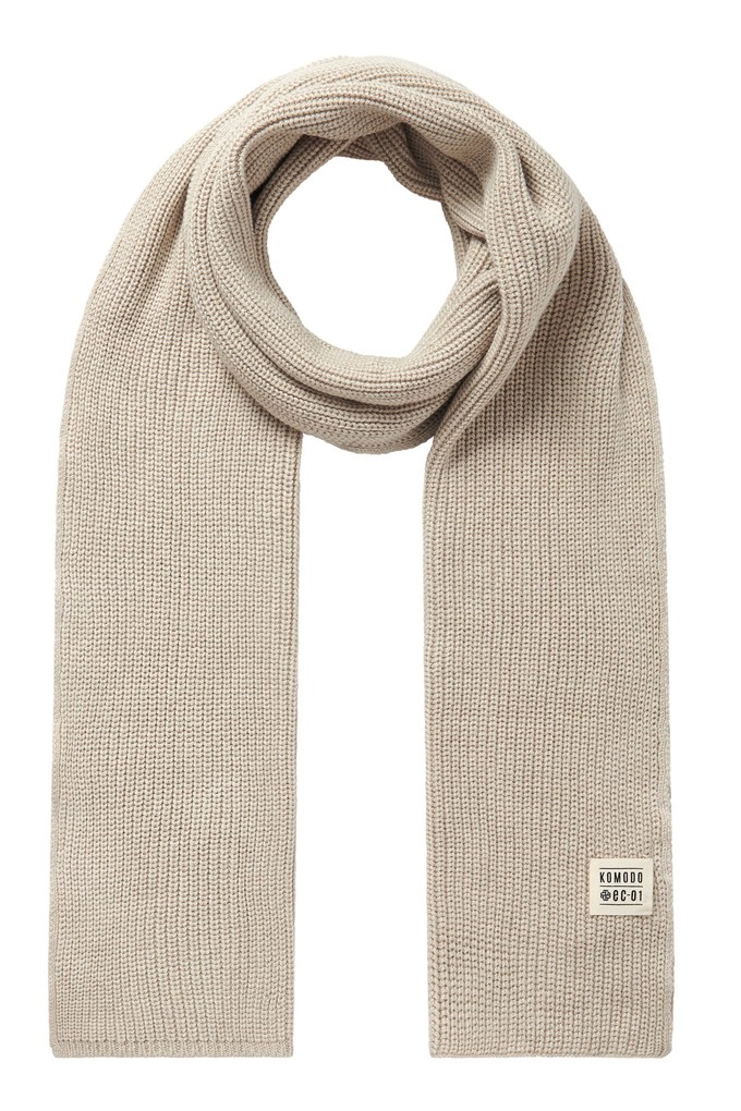 LONDON  - Organic Cotton Scarf Natural from KOMODO