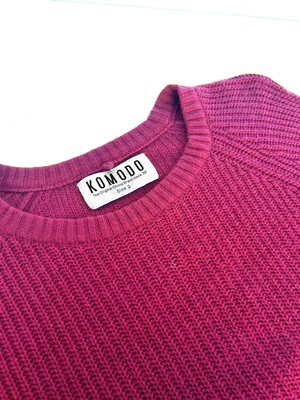 GIOVANNI Wool Blend Jumper - Fuschia from KOMODO