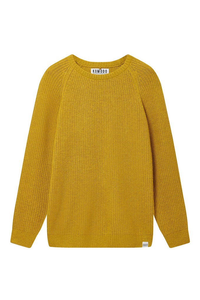 GIOVANNI Wool Blend Jumper - Mustard from KOMODO