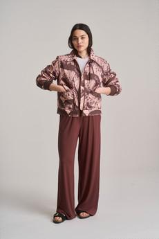 BINITA - Modal Jersey Trouser - Chocolate via KOMODO