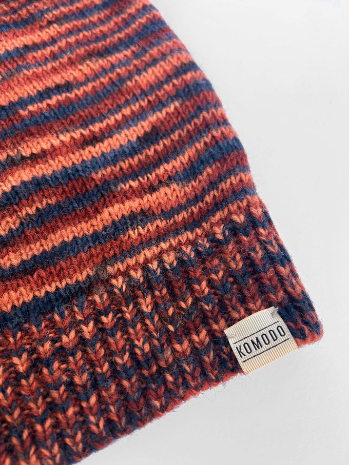 SANG Handknit Wool Jumper - Terracotta from KOMODO