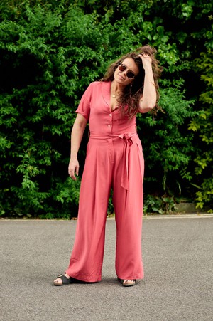 PLANET - Rayon Jumpsuit Pink from KOMODO
