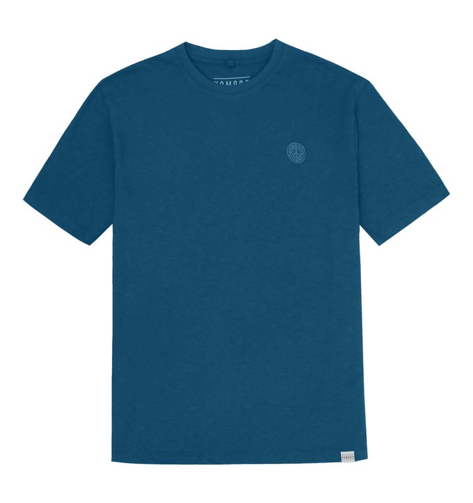 KIN - GOTS Organic Cotton Tee Teal  Blue from KOMODO