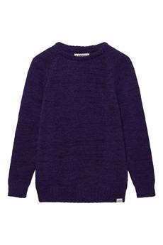 ELIJAH - Mohair Blend Jumper Deep Mauve via KOMODO