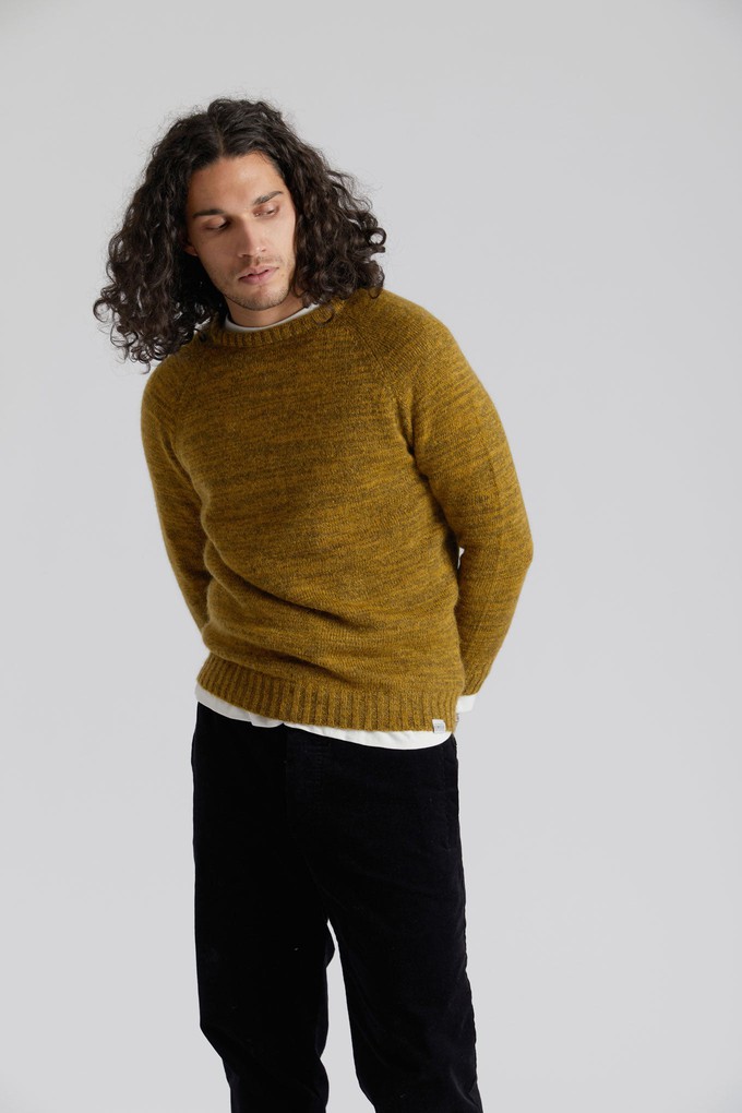 ELIJAH - Mohair Blend Jumper Mustard from KOMODO