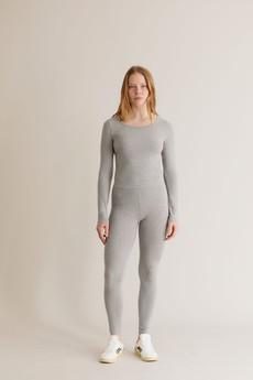 SYLVIE Legging - GOTS Organic Cotton Grey via KOMODO