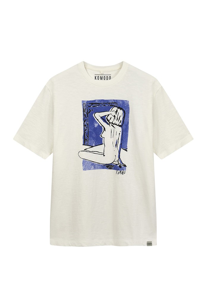 CHEEKY Tee Organic Cotton - Off White from KOMODO