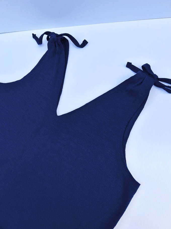 CELIA - Organic Cotton Vest Navy from KOMODO