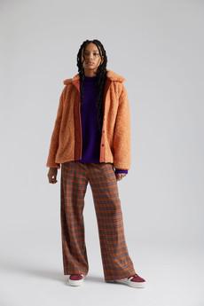 AUTUMN - Organic Cotton Check Flannel Trouser via KOMODO