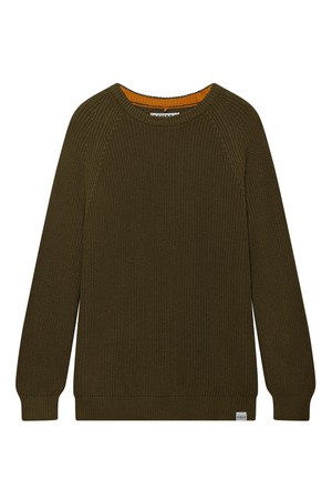 SERGIO - Womens Organic Cotton Jumper Khaki from KOMODO