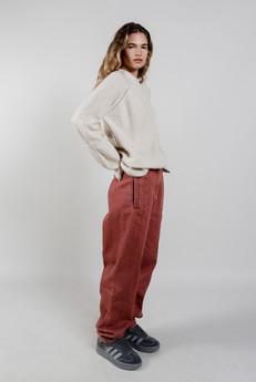 YAKA TROUSER - Red Wash via KOMODO