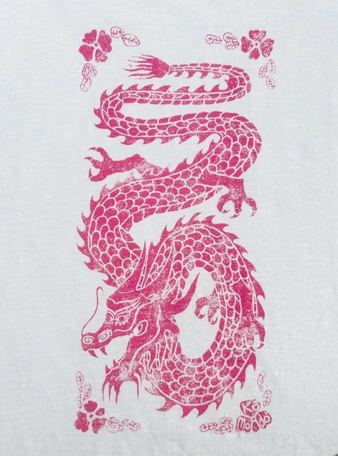 DRAGON - Organic Cotton Off White Tee from KOMODO