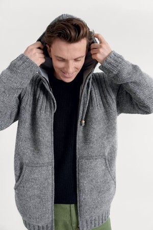 EMU Hooded Wool Jacket - Grey from KOMODO