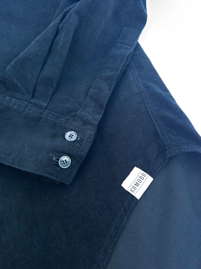 ABEL Organic Corduroy Shirt - Dark Marine from KOMODO