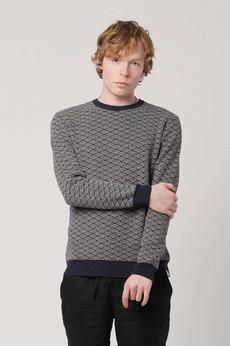 HAKKU - Organic Cotton Jumper Navy via KOMODO