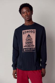 DUNBAR TEMPLE - Organic Cotton Tee Black via KOMODO