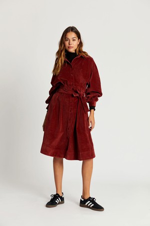 ITO - Organic Cotton Cord Dress Cherry from KOMODO