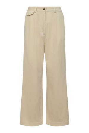 TIGER - Organic Cotton Jumbo Cord Trouser Winter White from KOMODO