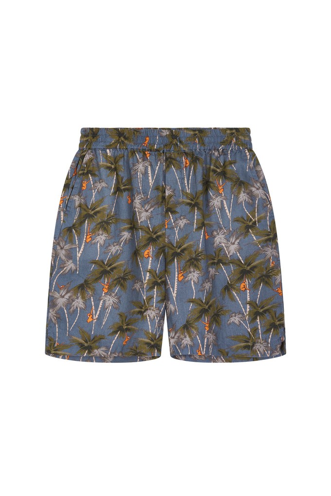 JERRY- Organic Linen Shorts China Blue from KOMODO