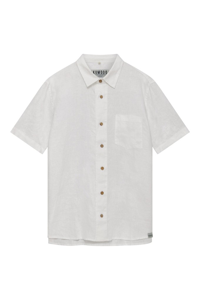 DINGWALLS - Linen Shirt White from KOMODO