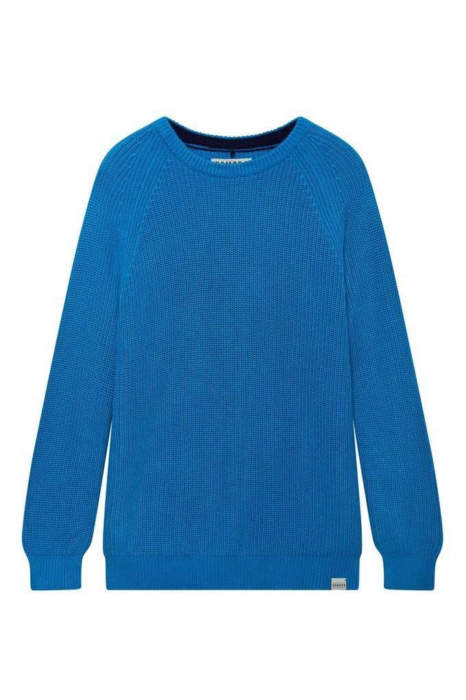 SERGIO - Womens Organic Cotton Jumper French Blue from KOMODO