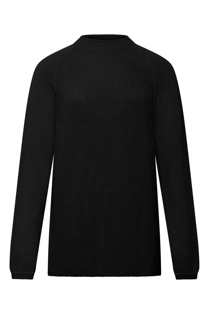 KATTY - Fine Merino Wool Jumper Black from KOMODO