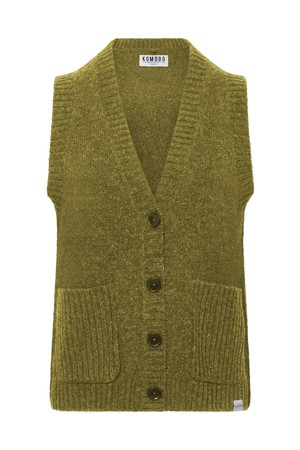 SATOSHI Wool Vest - Green from KOMODO