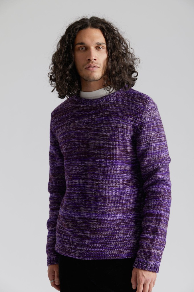 GLITCH - Merino Wool Jumper Lavender from KOMODO