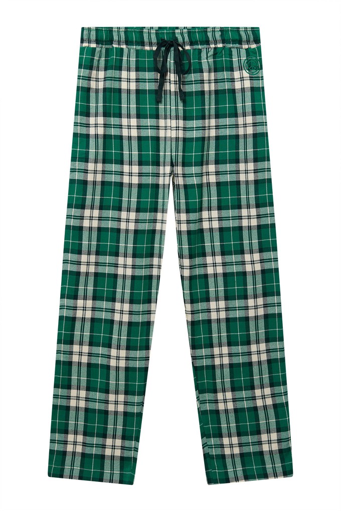 JIM JAM Mens GOTS Organic Cotton Pyjama Bottoms - Green from KOMODO