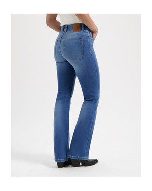 Zoe High Rise Bootcut Standard Blue from Kuyichi