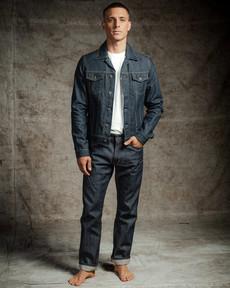 Scott regular fit jeans dry denim selvedge gerecycled via Kuyichi