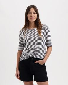 Olivia Striped T-Shirt via Kuyichi