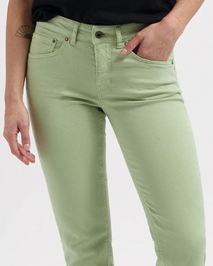 Amy Bootcut Sage green from Kuyichi