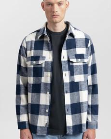 Andrew Checked Overshirt via Kuyichi