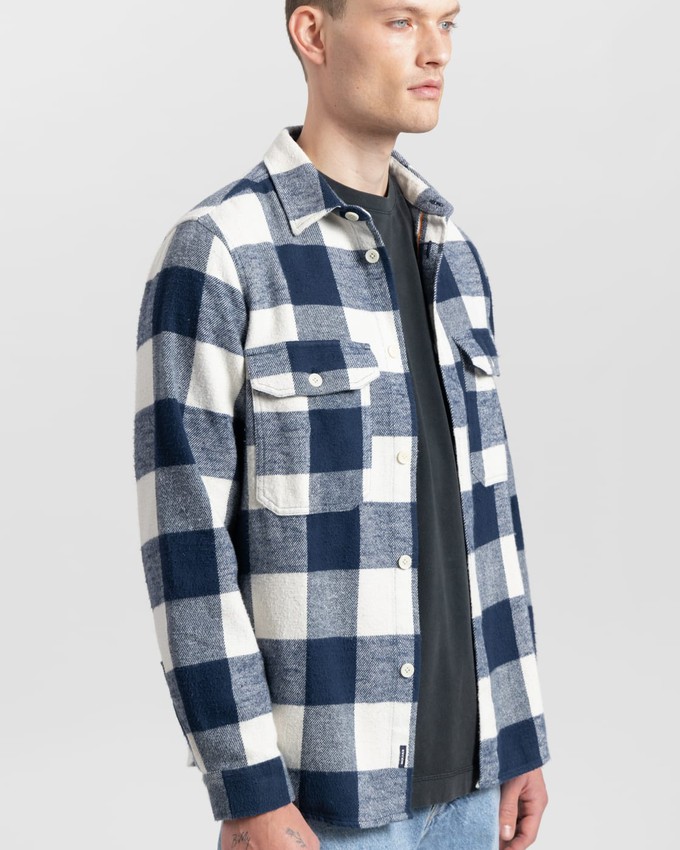 Andrew Checked Overshirt from Kuyichi