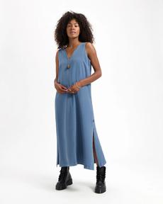 Macy Long Tencel Dress via Kuyichi