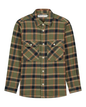 Andrew Checked Overshirt from Kuyichi