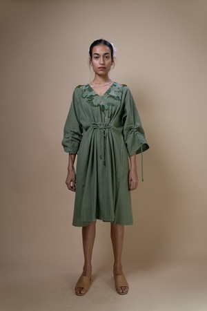 Meadows Ruched Dress from Lafaani