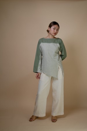 Meadows Asymmetric Blouse from Lafaani