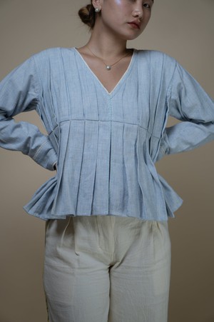 Meadows Pleated Blouse from Lafaani