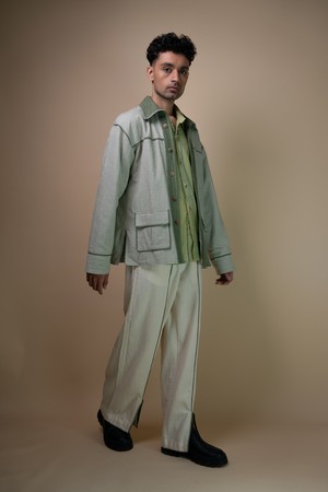 Meadows Oversized Shirt Jacket from Lafaani