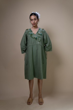 Meadows Ruched Dress from Lafaani