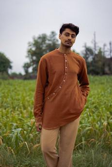 Angrakha Shirt via Lafaani