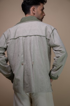 Meadows Oversized Shirt Jacket from Lafaani