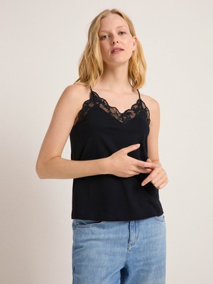 Top with lace (GOTS) from LANIUS