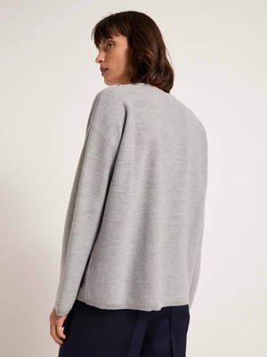 V-neck sweater (GOTS) from LANIUS