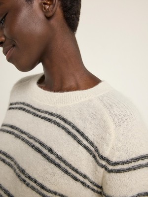 striped sweater made of alpaca wool from LANIUS