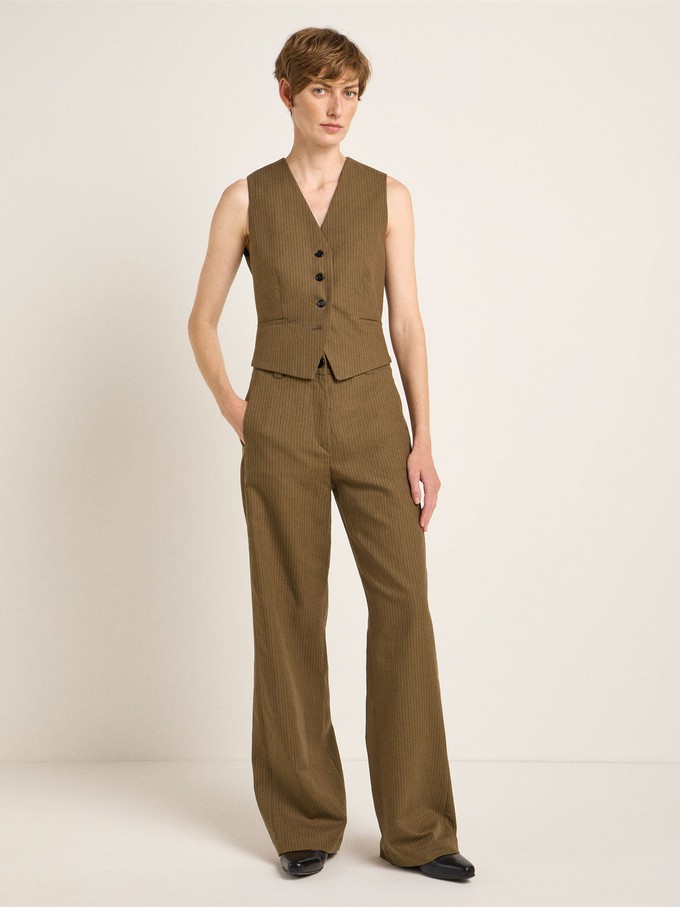 Pinstripe Marlene trousers (OCS) from LANIUS