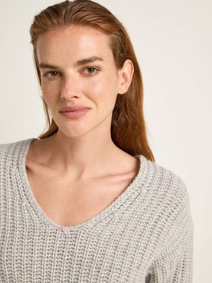 V-neck sweater (GOTS) from LANIUS