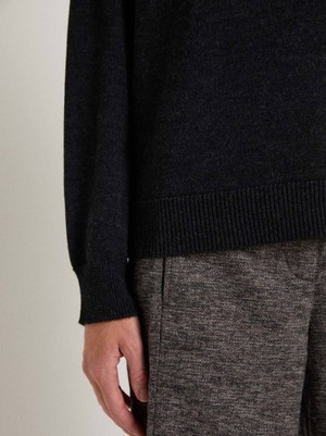 Stand-up collar sweater (GOTS) from LANIUS